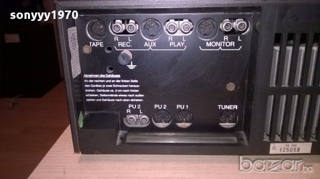telefunken-tuner+deck+amplifier-ретро комплект-внос швеицария, снимка 17 - Ресийвъри, усилватели, смесителни пултове - 17998705