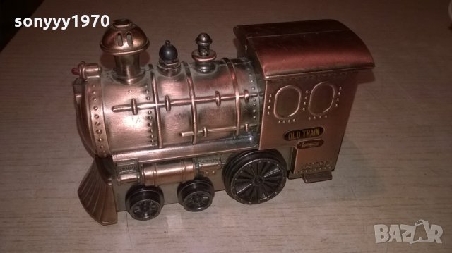 old train-метална запалка-13х8х6см-внос швеицария, снимка 6 - Колекции - 24717347