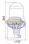 АВАРИЙНА ЛАМПА С ХАЛОГЕННА КРУШКА TR 517 1бр., снимка 2