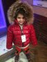 Детско яке moncler с естествена лисица клас АААА, снимка 1 - Детски якета и елеци - 16790415