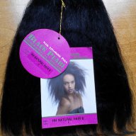 100% естествена черна коса-2 броя -реални снимки-ново с етикет!!!, снимка 4 - Аксесоари за коса - 12353356