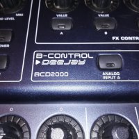 behriner bcd2000 b-control deejay-usb midi dj controller from uk, снимка 8 - Ресийвъри, усилватели, смесителни пултове - 20284389