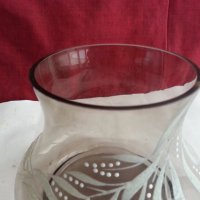 Стъклена купа с капак захарница бонбониера и др, снимка 6 - Антикварни и старинни предмети - 20243932
