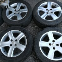 Peugeot 16"  оригинални джанти с  гуми, снимка 2 - Гуми и джанти - 19026847