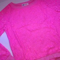 8-10г, 134/140см H&M Блуза, розов цвят – 8-10г, 134/140см, снимка 2 - Детски Блузи и туники - 24683457
