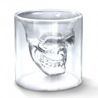 Стъклена чаша "череп", снимка 4 - Чаши - 6605591