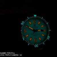 Deep Blue Alpha Marine Diver 500m T-100 Tritium Swiss Automatic Black Dial Lume Blue, снимка 6 - Мъжки - 24618984