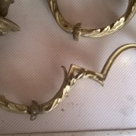 две бронзови рамена за полилей,аплик, снимка 1 - Антикварни и старинни предмети - 17701556