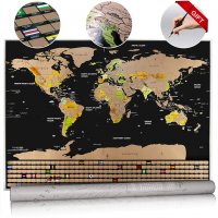 2033 Скреч карта на света + знамената на държавите, снимка 7 - Други игри - 24814763