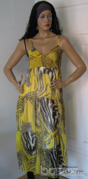 Красива рокля в жълто, снимка 1
