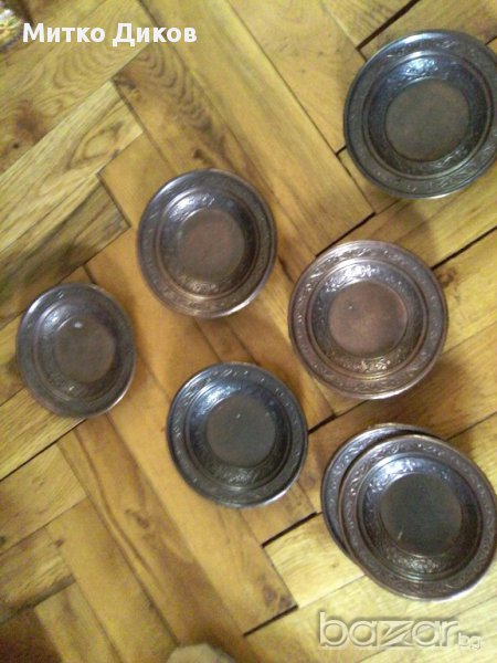 Метални чинийки, снимка 1