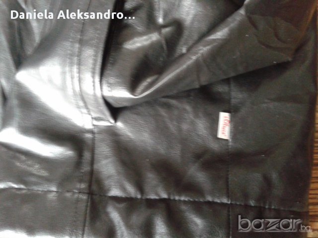s.Oliver-ново кожено яке, снимка 5 - Якета - 13139406