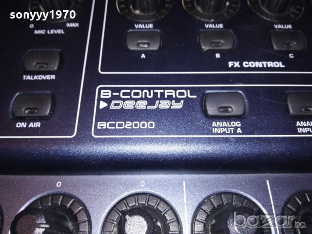 behriner bcd2000 b-control deejay-usb midi dj controller from uk, снимка 8 - Ресийвъри, усилватели, смесителни пултове - 20284389