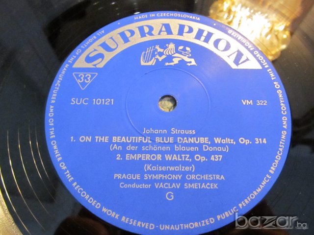 Грамофонна плоча Йохан Щраус, Johan Strauss  -  издание 1965 г., снимка 4 - Грамофонни плочи - 18871643