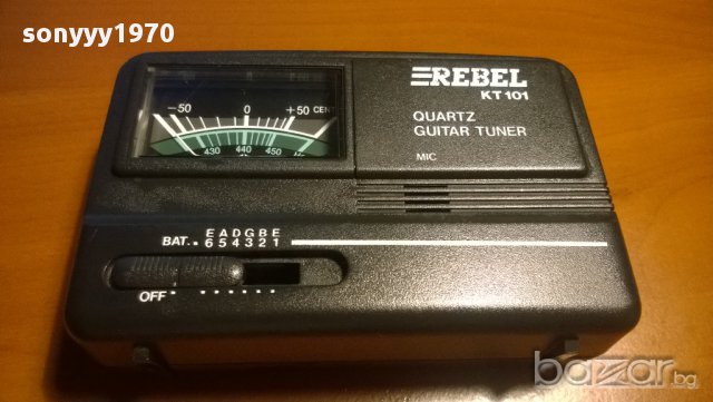 rebel kt101-quartz gitar tuner-внос швеицария, снимка 10 - Струнни инструменти - 8832756