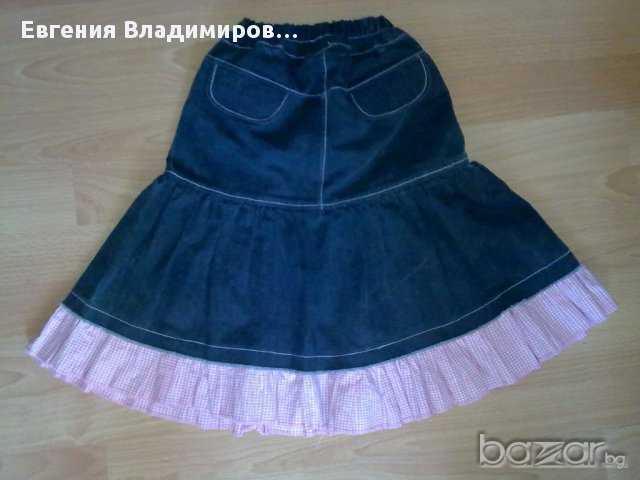 Дънкови поли, снимка 2 - Детски рокли и поли - 10643548