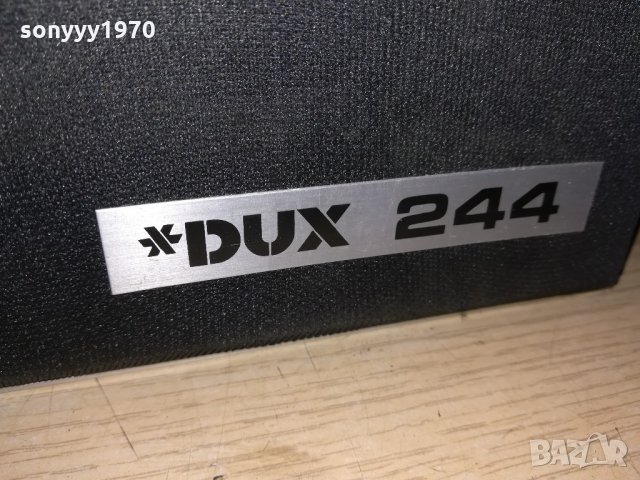 dux j244-2x100w/8ohm-55х33х25см-внос швеицария, снимка 9 - Тонколони - 21645135