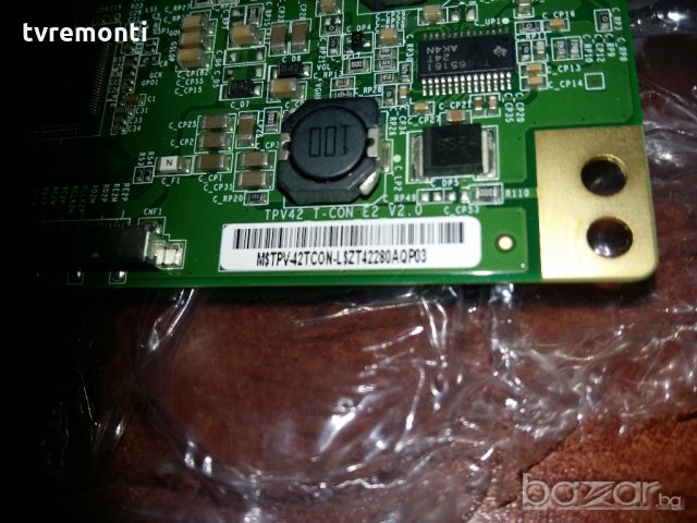 T-Control board  Tpv42 T-Con E2 V2.0, снимка 2 - Части и Платки - 20438377
