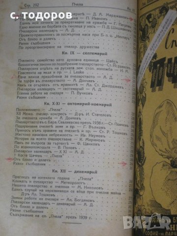Годишнини на списания Пчела за 1939, 1940, 1943, 1944 и 1949 г. и на списание Пчеларство 1956 - 1982, снимка 9 - Специализирана литература - 25139057