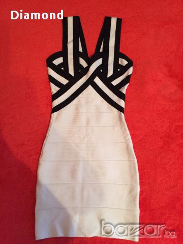 100 % Harve Leger XS оригинална дамска рокля, снимка 7 - Рокли - 15435229