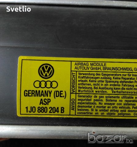 Airbag за Volkswagen Golf IV 1.9 TDI, 90 к.с., снимка 4 - Части - 19157773