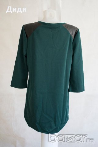 Зелена туника марка by Hellene - L, снимка 3 - Туники - 16974661