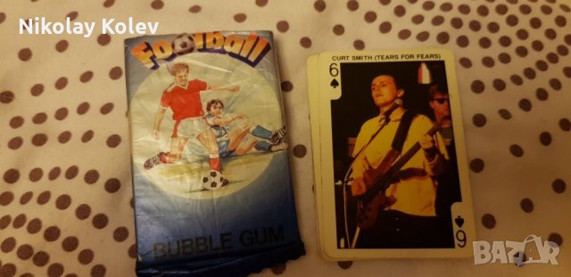 Карти от дъвки Футбол, снимка 3 - Колекции - 25442652