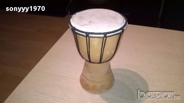 Тарамбука 20х13см-с дърворезба-внос англия, снимка 10 - Ударни инструменти - 16846368