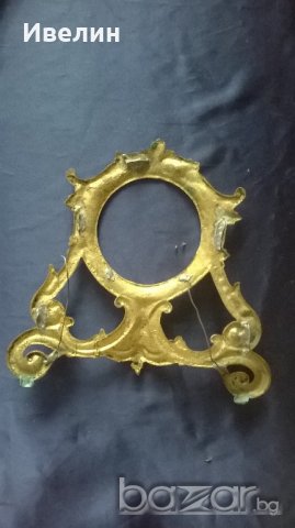 стара барокова апликация, снимка 5 - Антикварни и старинни предмети - 20873920