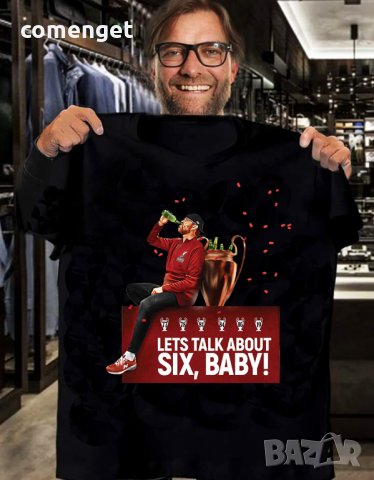 ФЕН Tениски LIVERPOOL KLOPP LET'S TALK! Бъди различен, модел по твой дизайн!, снимка 3 - Тениски - 25654061