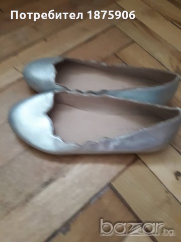 Сребристи обувчици "Zara", снимка 2 - Детски маратонки - 20547295