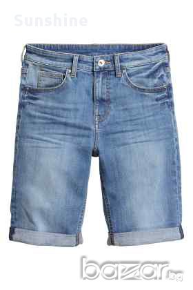 Дънкови къси панталони H&M, снимка 2 - Къси панталони и бермуди - 11417728