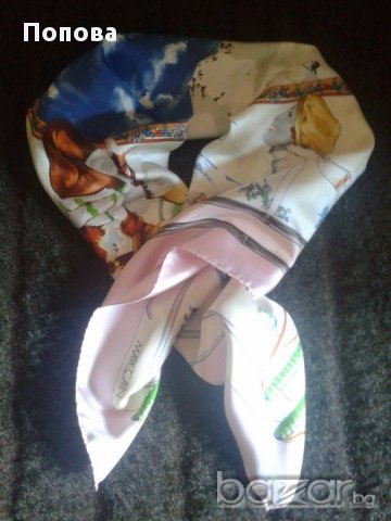 Промо!,,MARC CAIN ''коприна, 100% оригинал/ скиорски  мотиви /, снимка 8 - Шалове - 14508238