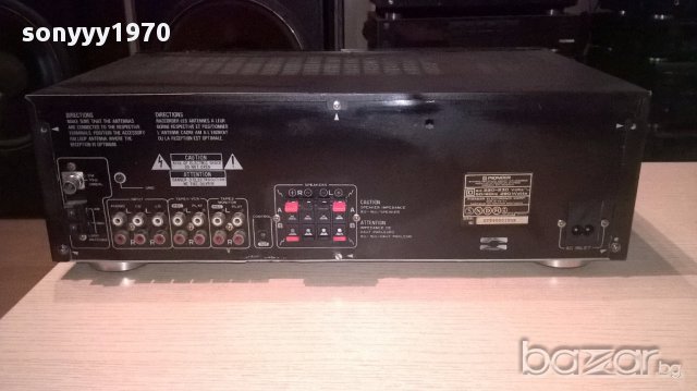 Pioneer stereo receiver-rds/290watts-made in uk-внос швеицария, снимка 10 - Ресийвъри, усилватели, смесителни пултове - 15723603