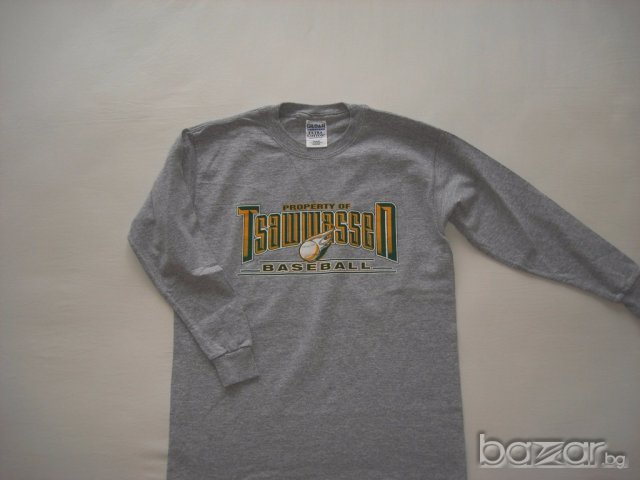 Gildan, сива тениска за момче, 158 см. , снимка 2 - Детски тениски и потници - 16380974