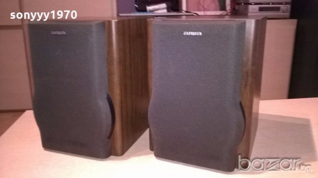 aiwa sx-lm10-2бр тонколони-27х24х29см-внос швеицария, снимка 12 - Тонколони - 18694333