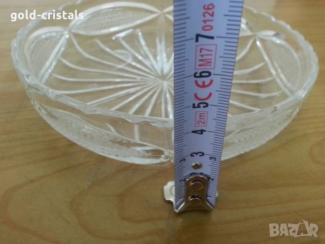 кристална купичка чиния , снимка 4 - Антикварни и старинни предмети - 25384117