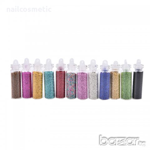 Мини перлички/хайвер за декорация на маникюр, снимка 3 - Продукти за маникюр - 9181472