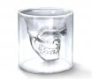 Стъклена чаша "череп", снимка 4