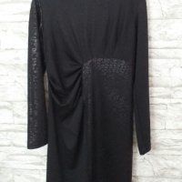 Елегантна черна рокля, снимка 5 - Рокли - 25034656