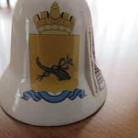  Порцеланова камбанка-5 см-сувенир от Улан Уде-Русия, снимка 3 - Други ценни предмети - 21135265