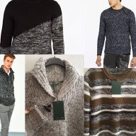 Нови мъжки пуловери Piazzaitalia, снимка 1 - Пуловери - 17297530