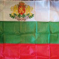 Български знамена българско национално знаме с герб трибагреник флаг шито от полиестерна коприна под, снимка 3 - Декорация за дома - 26105854