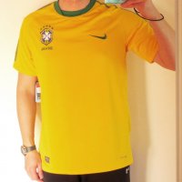 Nike Brasil CBG Official Home Mens Soccer Jersey, снимка 9 - Тениски - 13687667