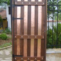 Дървени порти от масив, снимка 6 - Дограми - 21045302