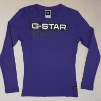 G-STAR RAW оригинална блуза S уникална фланелка с дълъг ръкав, снимка 1 - Блузи - 23711902
