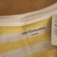 нова тениска Vertbaudet, 5-6г/114см, снимка 6 - Детски тениски и потници - 21331878