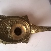 бронзов свещник, снимка 6 - Антикварни и старинни предмети - 23287558