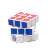 Кубче на Рубик - 5,7 см. - бяло, снимка 3 - Други игри - 25103708