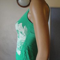 Модерен зелен дамски потник / топ, дамска блуза / тениска без ръкави, ръкав, дамско бюстие, снимка 5 - Потници - 8501383